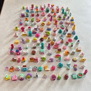 Over 150 Shopkins Toy Collection mixed lot  with Ultra rares, Rares, commons